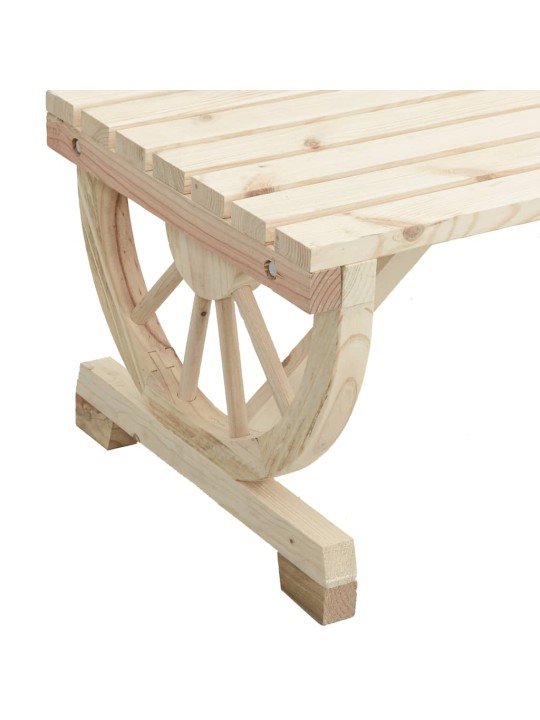 Zahradní stůl 115 x 55 x 65 cm masivní jedlové dřevo