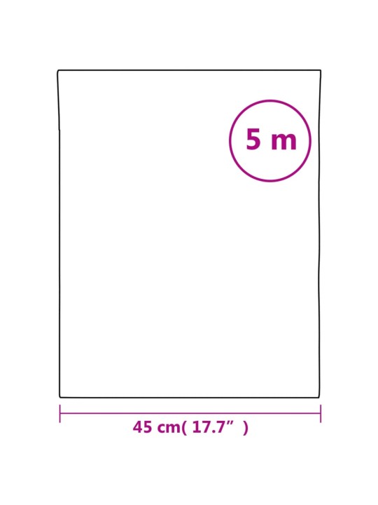Okenní fólie matná šedá 45 x 500 cm PVC