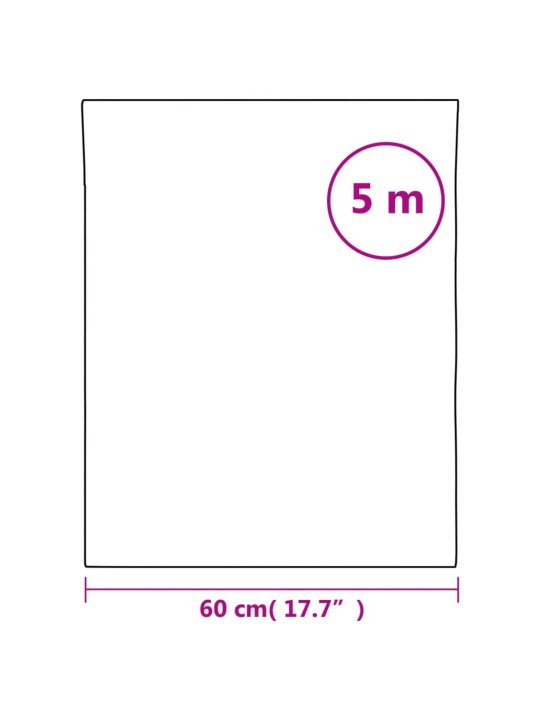 Okenní fólie matná šedá 60 x 500 cm PVC