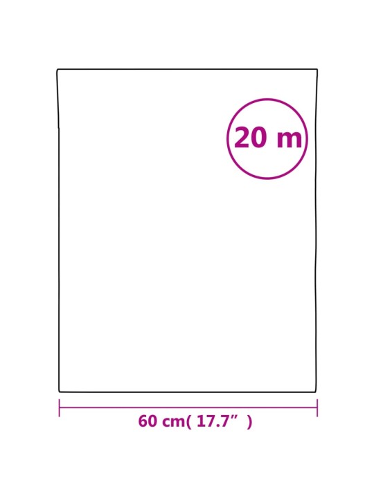 Okenní fólie matná bílá 60 x 2 000 cm PVC