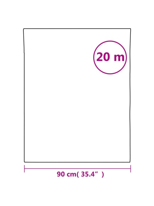 Okenní fólie matná bílá 90 x 2 000 cm PVC