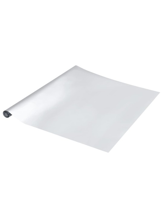 Tapeta na nábytek samolepicí stříbrná 90 x 500 cm PET