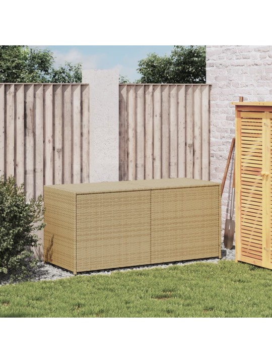 Zahradní úložný box mix béžové 283 l polyratan