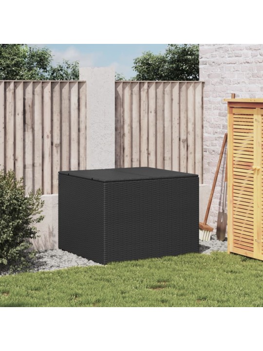 Zahradní úložný box černý 291 l polyratan