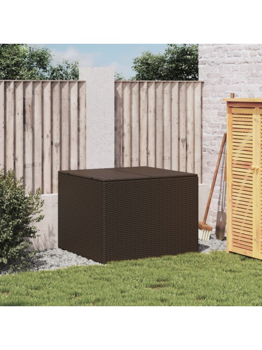 Zahradní úložný box hnědý 291 l polyratan