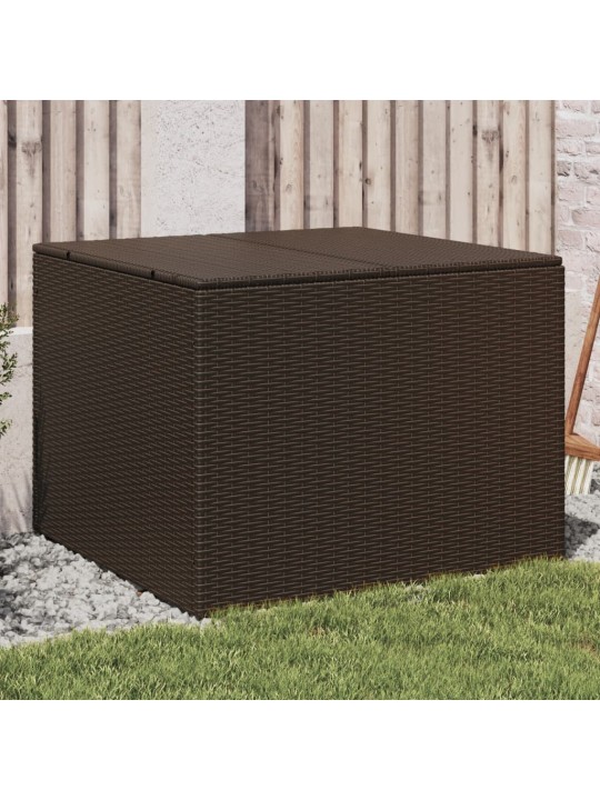 Zahradní úložný box hnědý 291 l polyratan