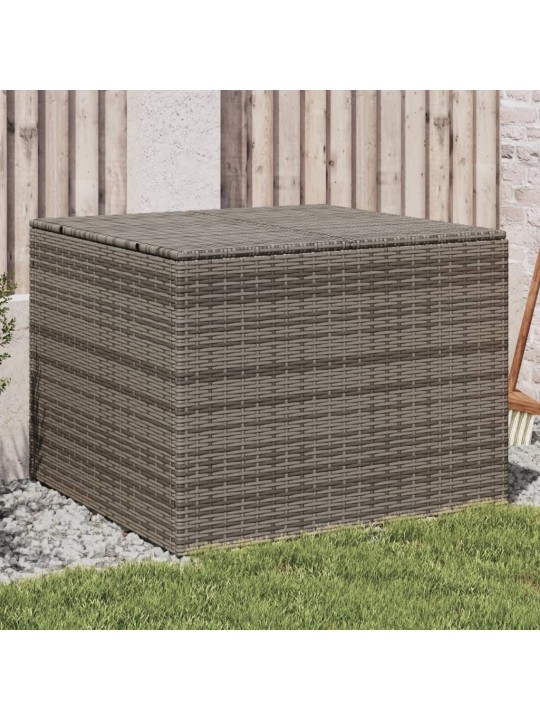 Zahradní úložný box šedý 291 l polyratan