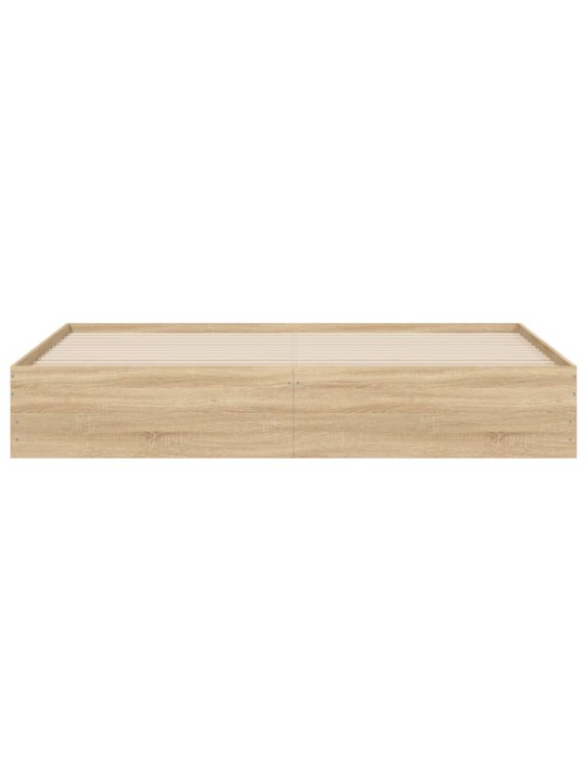 Rám postele se zásuvkami dub sonoma 180x200 cm kompozitní dřevo