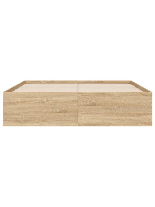 Rám postele se zásuvkami dub sonoma 120x200 cm kompozitní dřevo