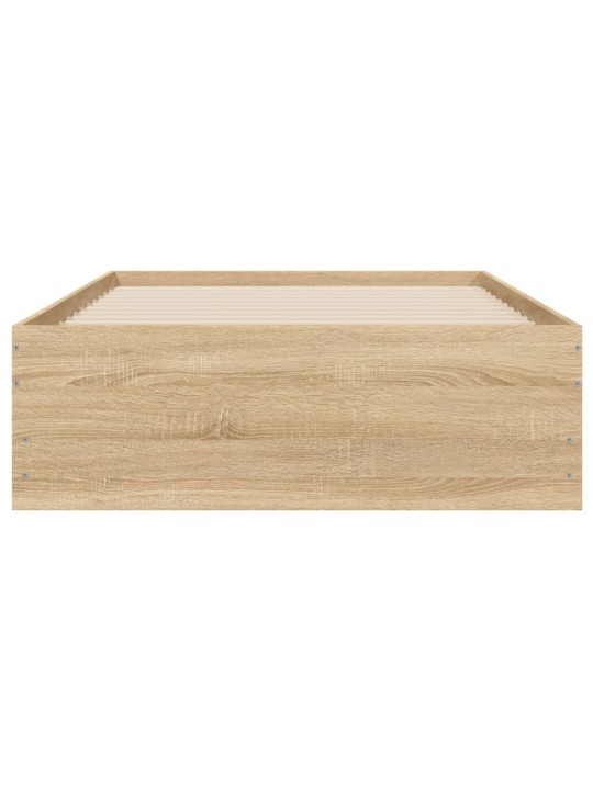 Rám postele se zásuvkami dub sonoma 100x200 cm kompozitní dřevo
