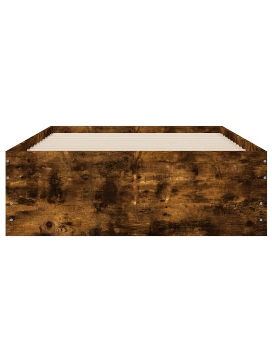 Rám postele se zásuvkami kouřový dub 100 x 200 cm kompozit