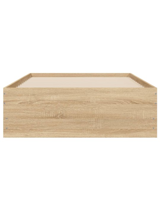 Rám postele se zásuvkami dub sonoma 90x200 cm kompozitní dřevo