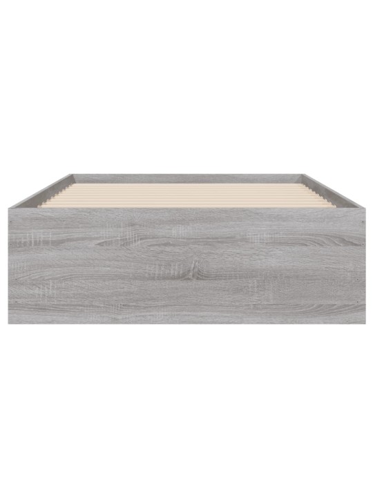 Rám postele se zásuvkami šedý sonoma 90x200 cm kompozitní dřevo