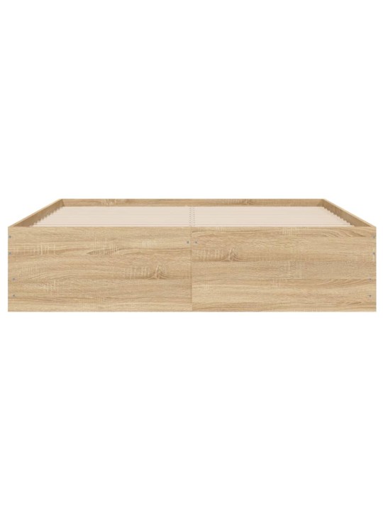 Rám postele se zásuvkami dub sonoma 120x190 cm kompozitní dřevo