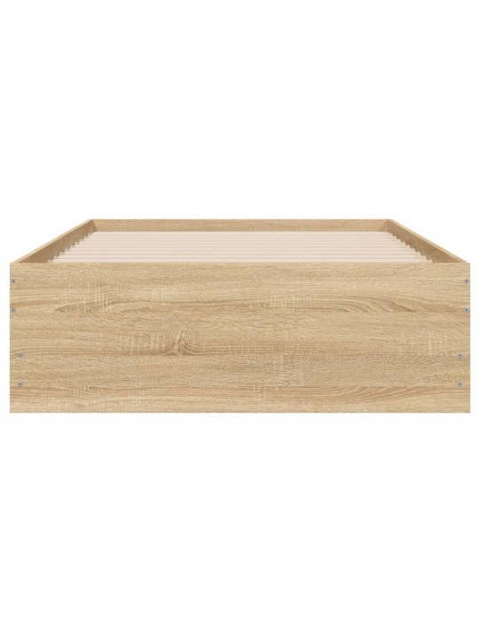Rám postele se zásuvkami dub sonoma 90x190 cm kompozitní dřevo