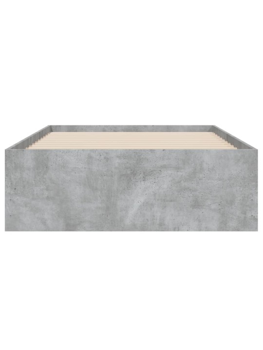 Rám postele se zásuvkami betonově šedý 90 x 190 cm kompozit