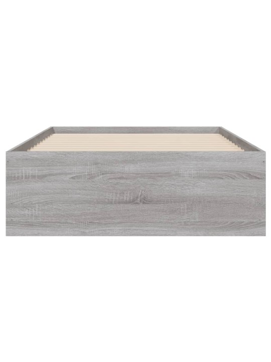 Rám postele se zásuvkami šedý sonoma 90x190 cm kompozitní dřevo