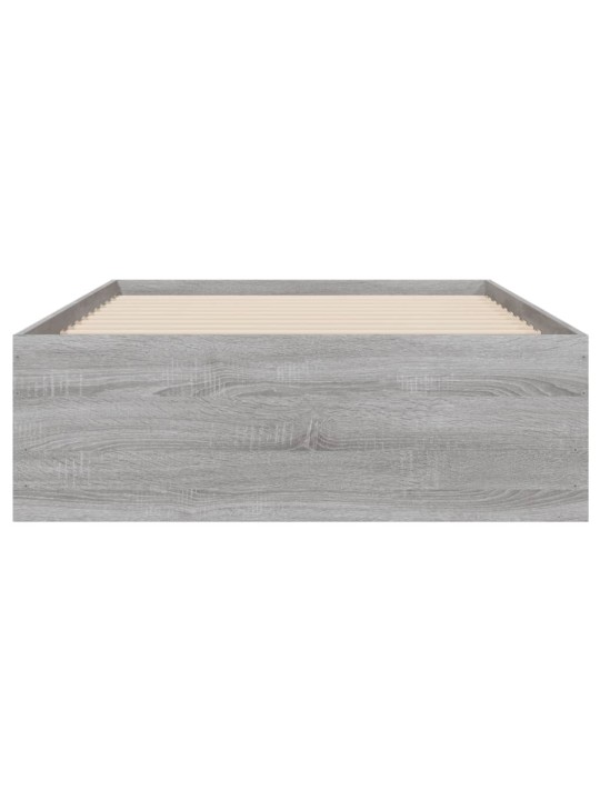 Rám postele se zásuvkami šedý sonoma 75x190 cm kompozitní dřevo