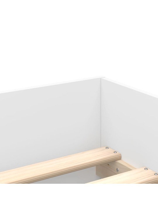 Rám postele se zásuvkami bílý 90 x 200 cm