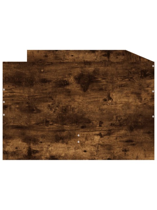 Rám postele se zásuvkami kouřový dub 90 x 200 cm