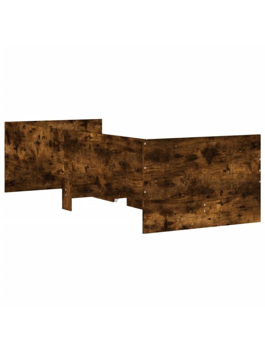 Rám postele se zásuvkami kouřový dub 90 x 200 cm