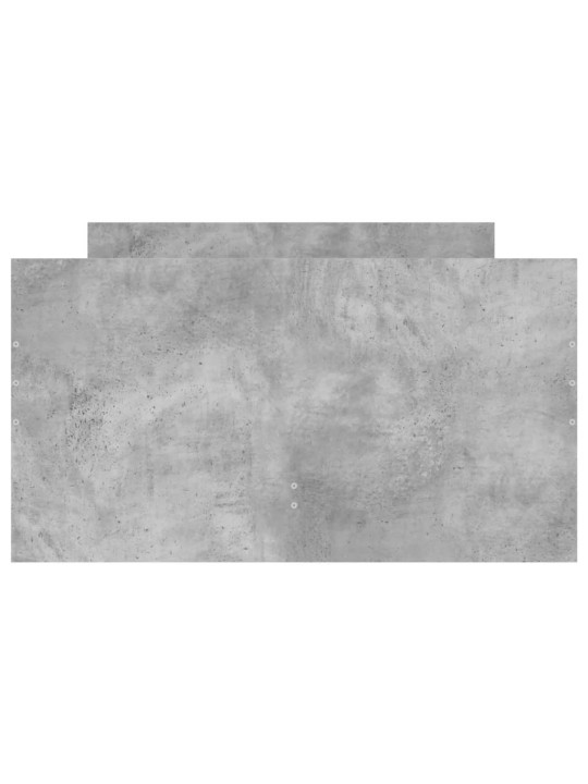 Rám postele se zásuvkami betonově šedý 90 x 190 cm