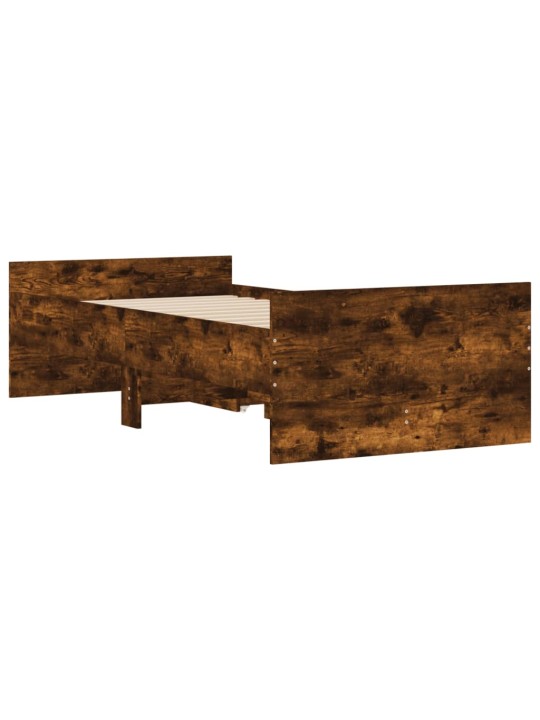 Rám postele se zásuvkami kouřový dub 75 x 190 cm Small Single