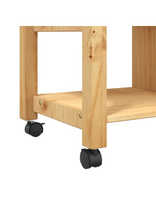 Kuchyňský vozík MONZA 84 x 40 x 90 cm masivní borové dřevo