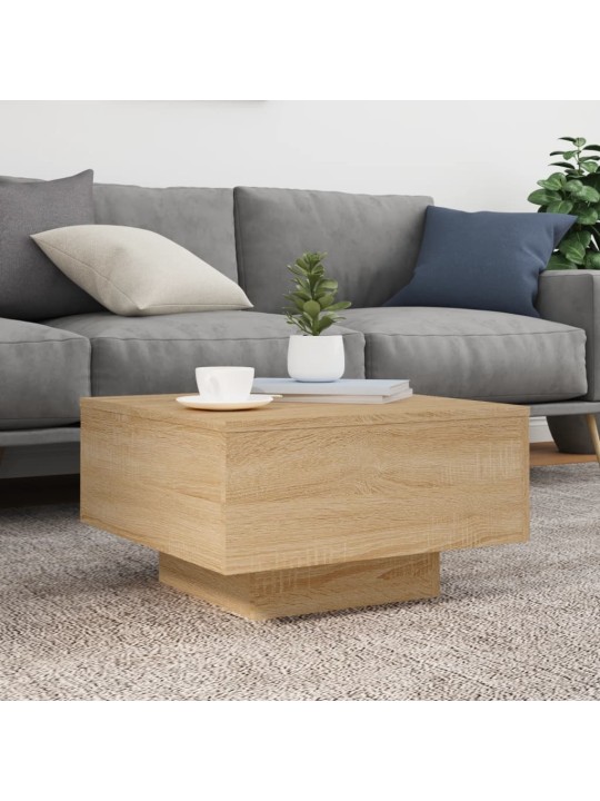 Konferenční stolek dub sonoma 55 x 55 x 31 cm kompozitní dřevo