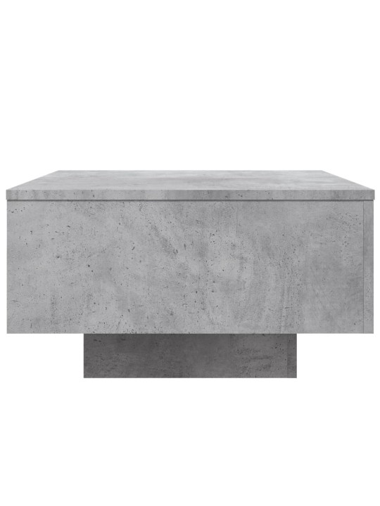 Konferenční stolek betonově šedý 55x55x31 cm kompozitní dřevo