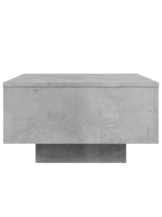 Konferenční stolek betonově šedý 55x55x31 cm kompozitní dřevo