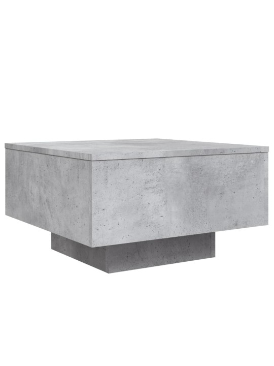 Konferenční stolek betonově šedý 55x55x31 cm kompozitní dřevo
