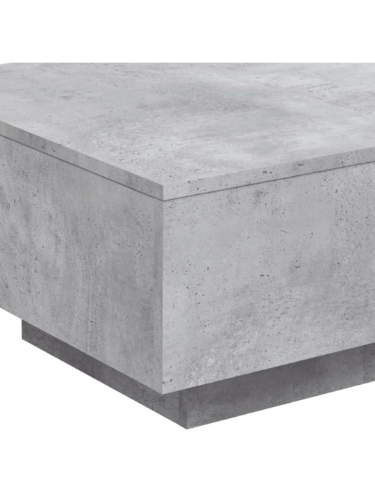 Konferenční stolek betonově šedý 55x55x31 cm kompozitní dřevo