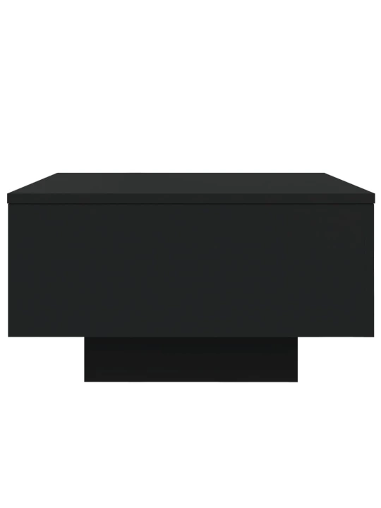 Konferenční stolek s LED osvětlením černý 55 x 55 x 31 cm