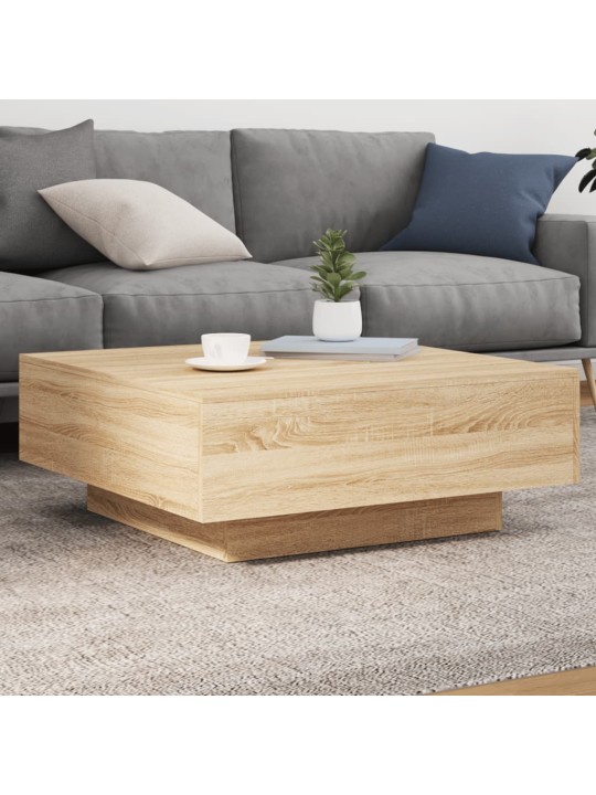 Konferenční stolek dub sonoma 80 x 80 x 31 cm kompozitní dřevo