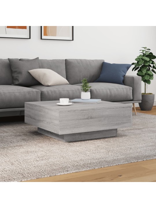 Konferenční stolek šedý sonoma 80 x 80 x 31 cm kompozitní dřevo