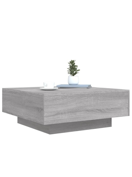 Konferenční stolek šedý sonoma 80 x 80 x 31 cm kompozitní dřevo