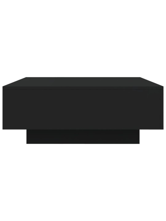 Konferenční stolek s LED osvětlením černý 80 x 80 x 31 cm
