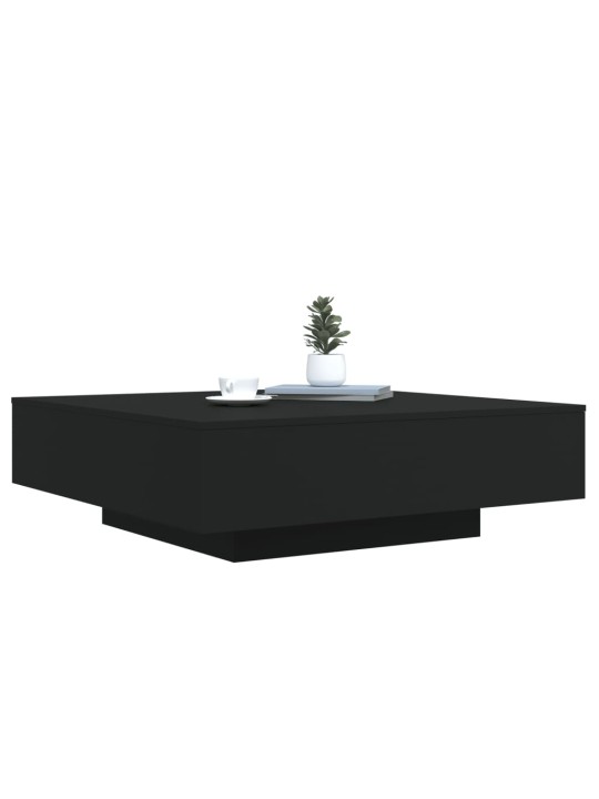 Konferenční stolek černý 100 x 100 x 31 cm kompozitní dřevo
