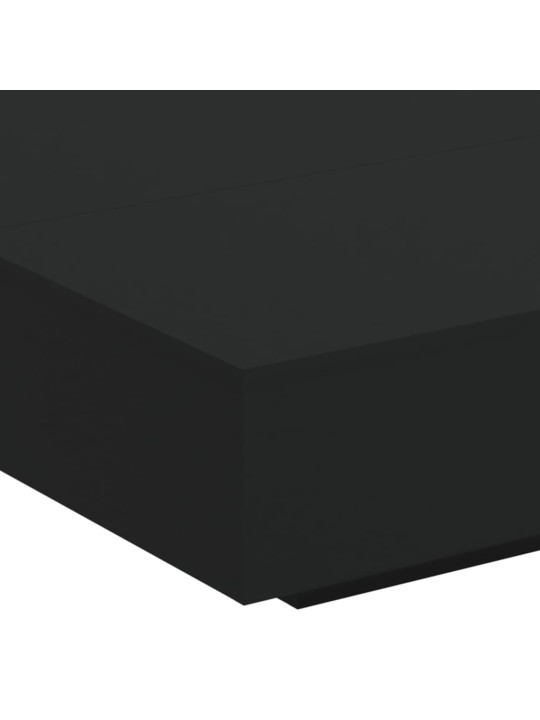 Konferenční stolek černý 100 x 100 x 31 cm kompozitní dřevo