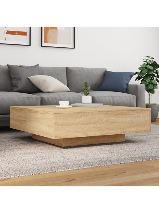 Konferenční stolek dub sonoma 100x100x31 cm kompozitní dřevo
