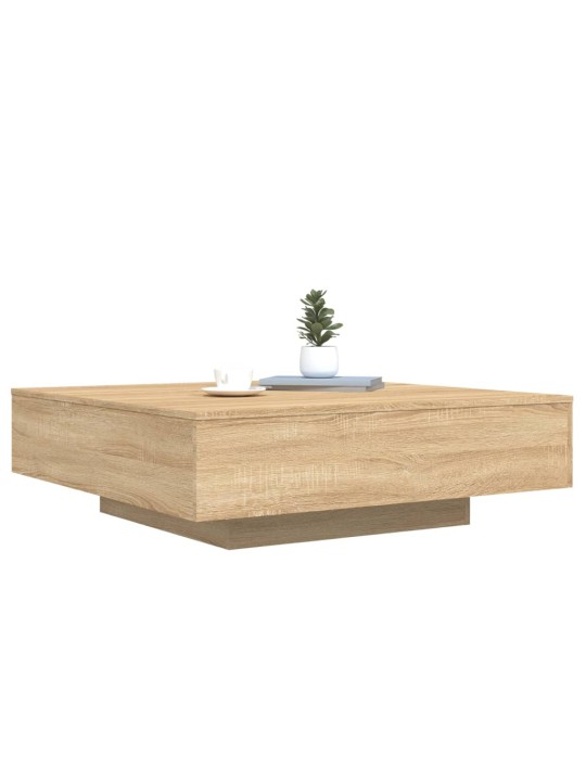 Konferenční stolek dub sonoma 100x100x31 cm kompozitní dřevo