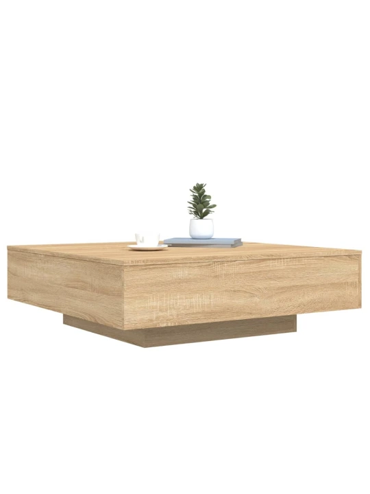 Konferenční stolek dub sonoma 100x100x31 cm kompozitní dřevo