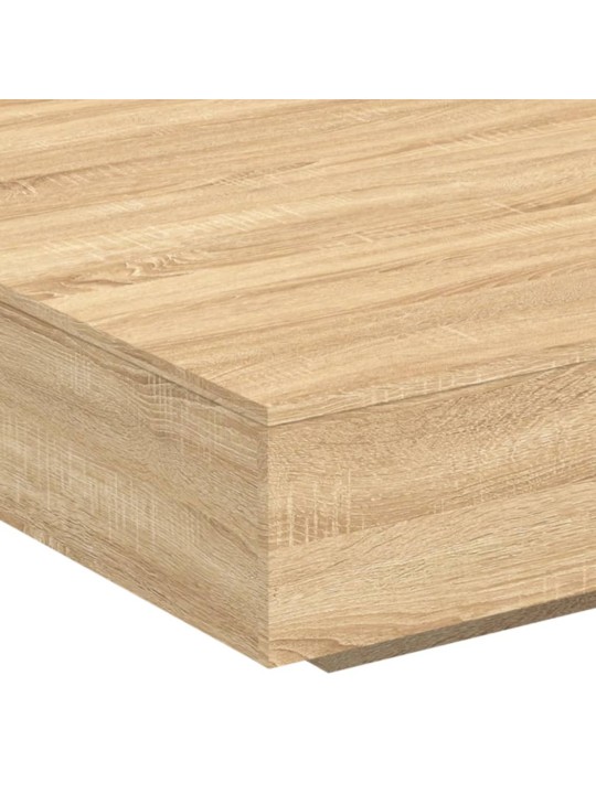 Konferenční stolek dub sonoma 100x100x31 cm kompozitní dřevo