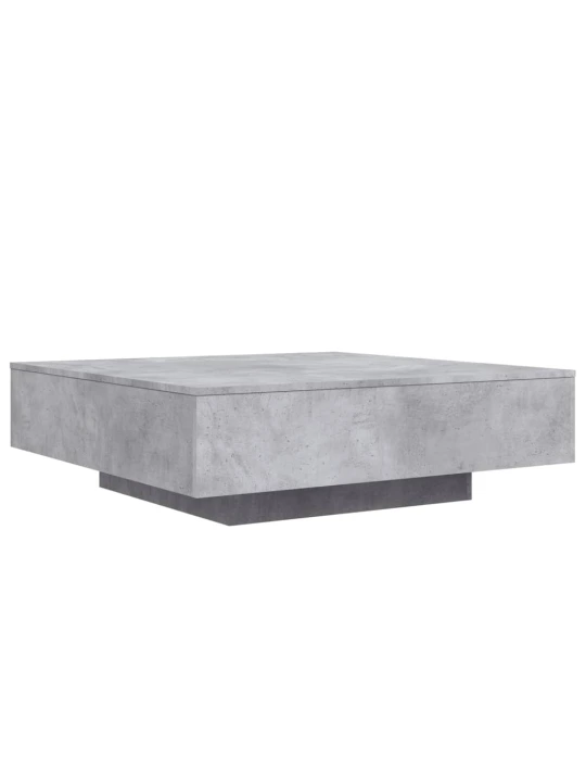 Konferenční stolek betonově šedý 100x100x31 cm kompozitní dřevo
