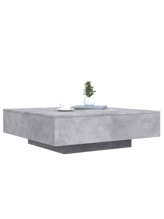 Konferenční stolek betonově šedý 100x100x31 cm kompozitní dřevo