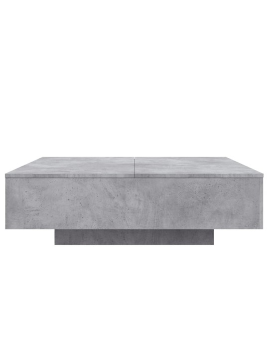 Konferenční stolek betonově šedý 100x100x31 cm kompozitní dřevo