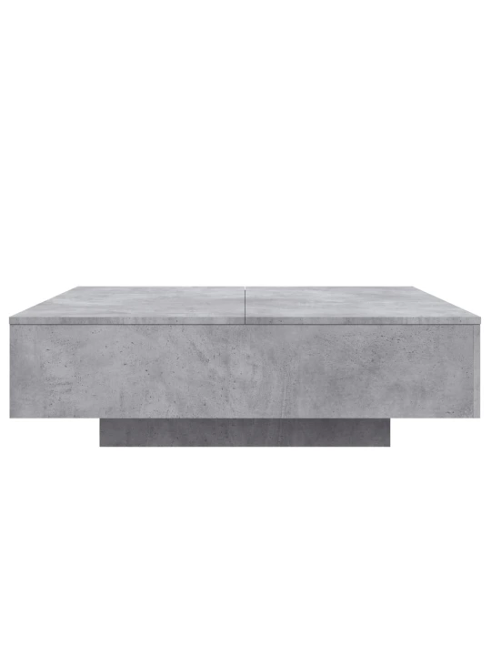 Konferenční stolek betonově šedý 100x100x31 cm kompozitní dřevo