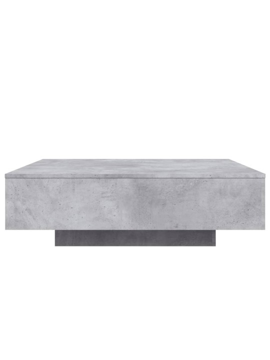 Konferenční stolek betonově šedý 100x100x31 cm kompozitní dřevo