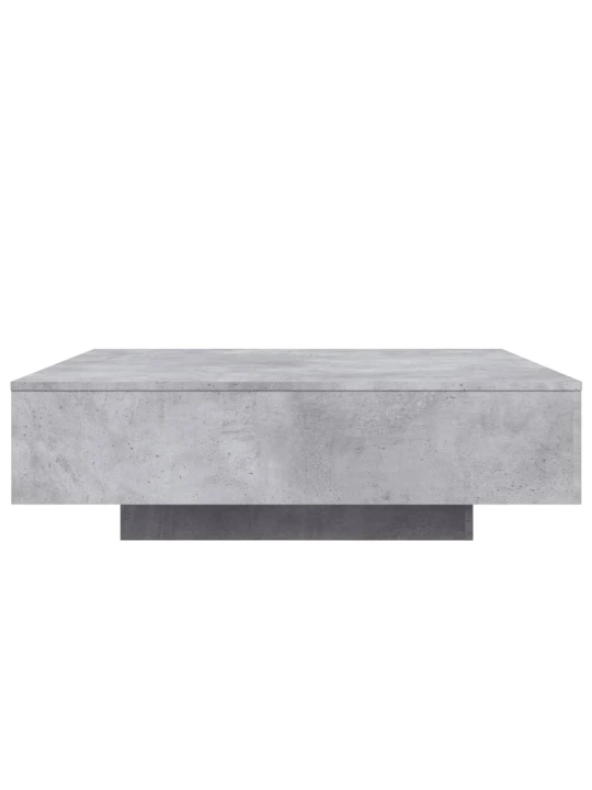 Konferenční stolek betonově šedý 100x100x31 cm kompozitní dřevo